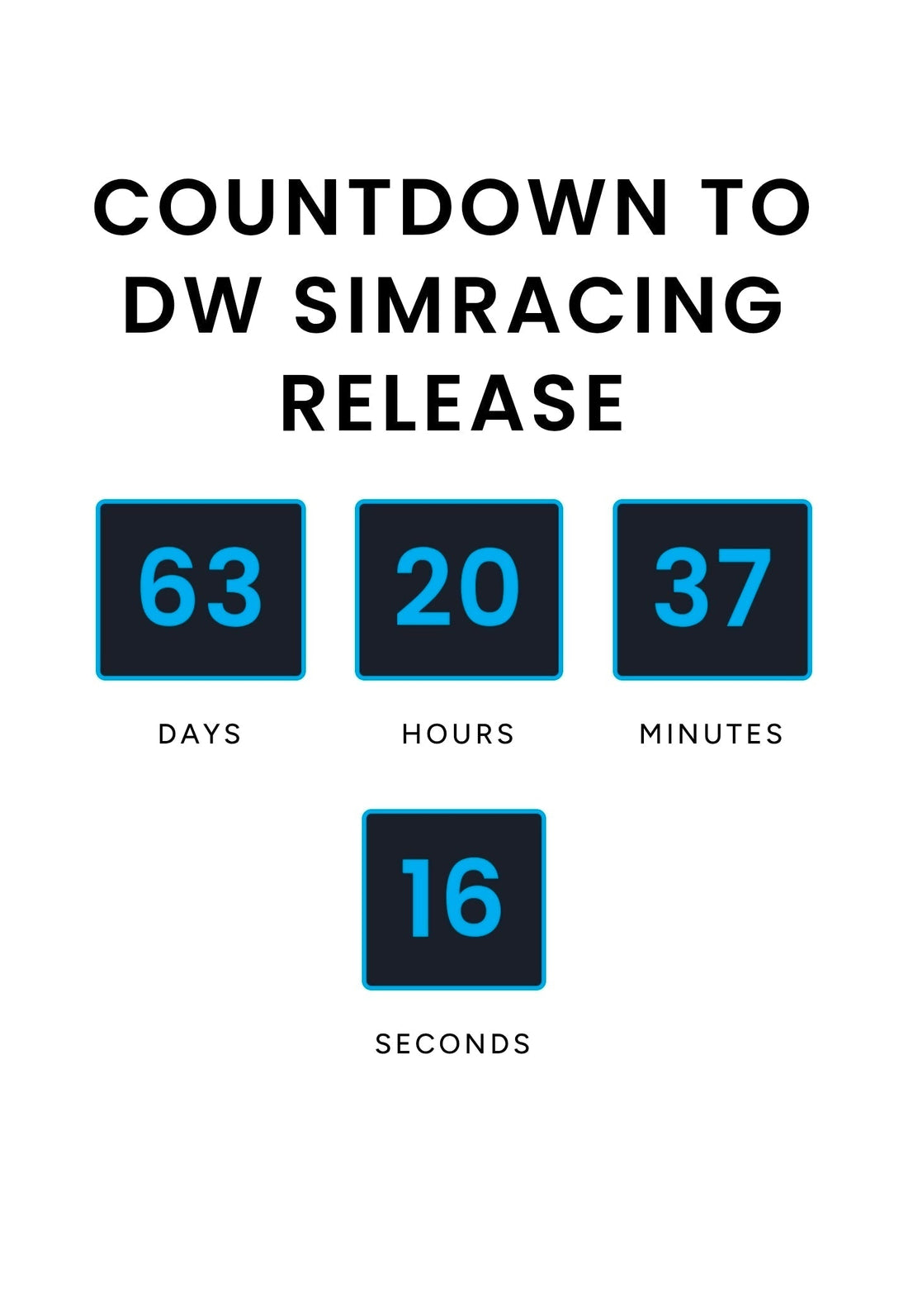 DW Sim Racing set to release October the 1st